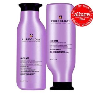 PUREOLOGY HYDRATE SHAMPOO AND CONDITIONER DUO 9oz Each